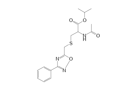 L-N-acetyl-3-[(3-phenyl-1,2,4-oxadiazol-5-yl)methyl]alanine, isopropyl ester