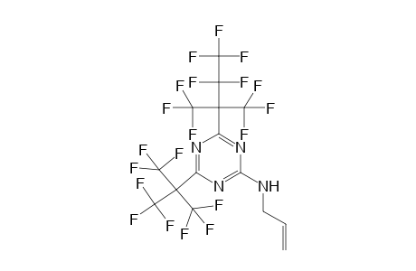 2-(Allylamino)-4-[2,2,3,3,3-pentafluoro-1,1-bis(trifluoromethyl)propyl]-6-[2,2,2-trifluoro-1,1-bis(trifluoromethyl)ethyl]-1,3,5-triazine