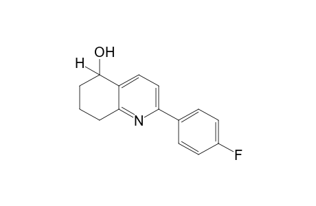 2-(p-fluorophenyl)-5,6,7,8-tetrahydro-5-quinolinol