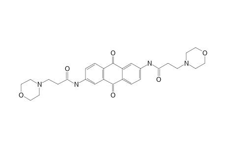 3-(4-morpholinyl)-N-[6-[[3-(4-morpholinyl)-1-oxopropyl]amino]-9,10-dioxo-2-anthracenyl]propanamide