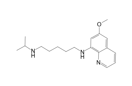 1,5-Pentanediamine, N-(6-methoxy-8-quinolinyl)-N'-(1-methylethyl)-