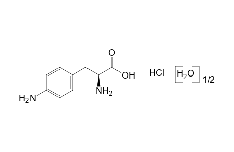 L-3-(p-aminophenyl)alanine, monohydrochloride, hemihydrate