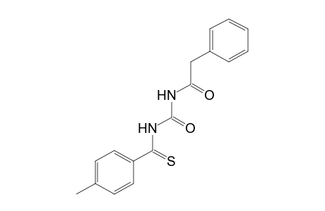 1-(phenylacetyl)-3-(thio-p-toluoyl)urea