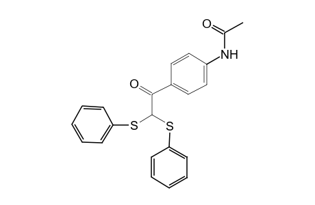 4'-glyoxyloylacetanilide, mono(diphenyl mercaptal)