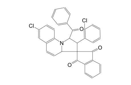 (1'R,2'S)-1'-benzoyl-7'-chloro-2'-(2-chlorophenyl)-2',3a'-dihydro-1'H-spiro[indene-2,3'-pyrrolo[1,2-a]quinoline]-1,3-dione