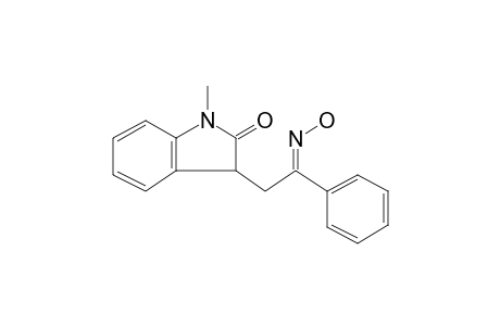 3-(beta-(Hydroxyimino)phenethyl)-1-methyl-2-indolinone