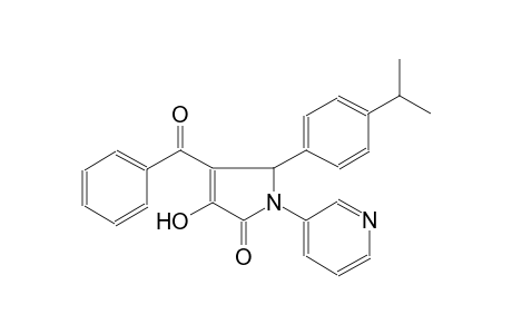 2H-pyrrol-2-one, 4-benzoyl-1,5-dihydro-3-hydroxy-5-[4-(1-methylethyl)phenyl]-1-(3-pyridinyl)-