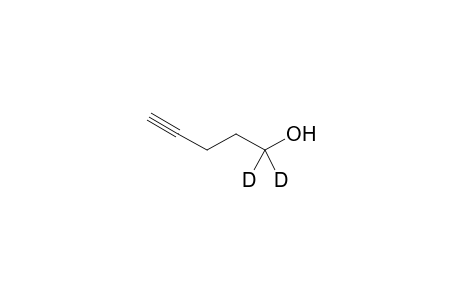 4-Pentyn-1,1-D2-1-ol