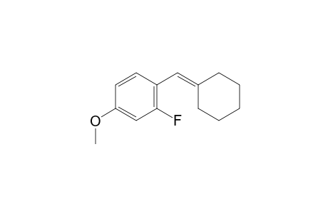 1-(cyclohexylidenemethyl)-2-fluoro-4-methoxybenzene
