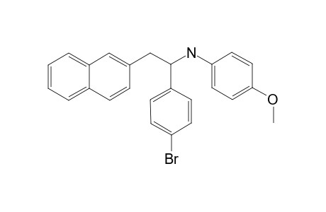 N-(1-(4-bromophenyl)-2-(naphthalen-2-yl)ethyl)-4-methoxyaniline