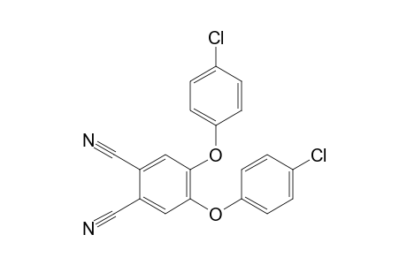 4,5-bis(4-chloranylphenoxy)benzene-1,2-dicarbonitrile