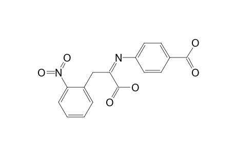 4-{[1-Carboxy-2-(2-nitrophenyl)ethylidene]amino}benzoic acid