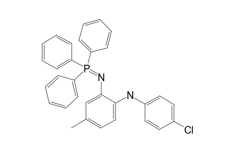 1-N-(4-Chlorophenyl)-4-methyl-2-N-(triphenyl-lambda5-phosphanylidene)benzene-1,2-diamine