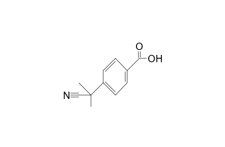 Benzoic acid, 4-(1-cyano-1-methylethyl)-