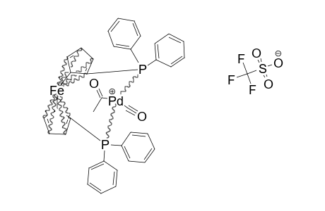 [(DPPF)PD(C(O)CH3(CO)]-[CF3SO3]