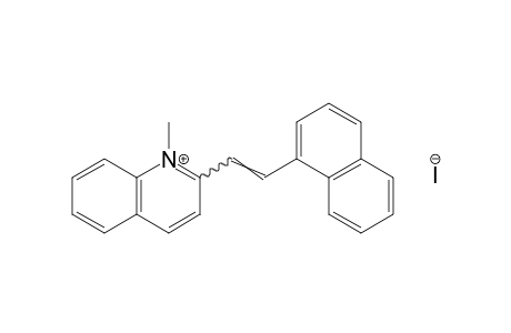 1-methyl-2-[2-(1-naphthyl)vinyl]quinolinium iodide