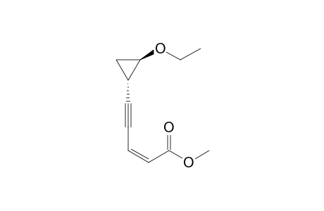 Methyl (Z)-5-(trans-2-Ethoxycyclopropyl)pent-2-en-4-ynoate