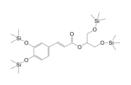 Glycerol <2-caffeoyl->, tetra-TMS