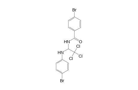 4-Bromo-N-[1-(4-bromoanilino)-2,2,2-trichloroethyl]benzamide