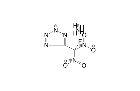 5-FLUORODINITROMETHYLTETRAZOLE, AMMONIUM SALT