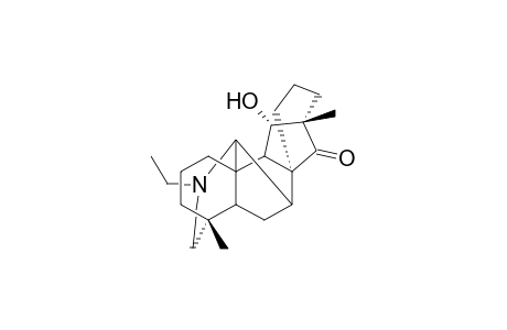 11-Hydroxy-C-nor-D-nordenudatine-15-one