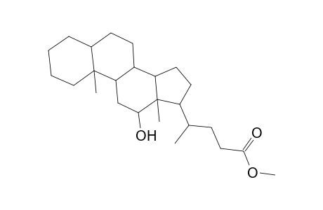 Cholan-24-oic acid, 12-hydroxy-, methyl ester, (5.beta.,12.alpha.)-