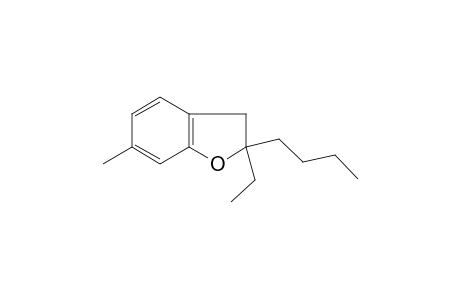 2-butyl-2,3-dihydro-2-ethyl-6-methylbenzofuran