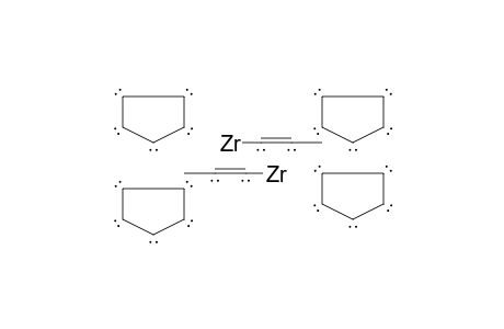 Bis[bis(.eta.-5-cyclopentadienyl)-bis(.mu.-propynylzirconium]