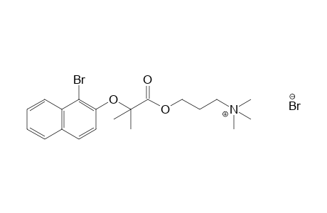 (3-hydroxypropyl)trimethylammonium bromide, 2-[(1-bromo-2-naphthyl)oxy]-2-methylpropionate