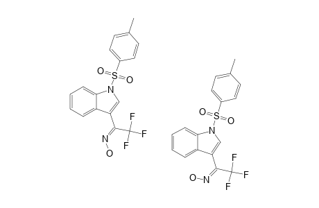 2,2,2-TRIFLUORO-1-(1-TOSYL-1H-INDOL-3-YL)-ETHAN-1-ONE-OXIME;(E/Z)-ISOMERS