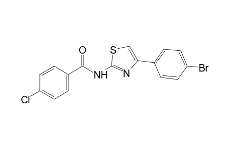 N-[4-(p-bromophenyl)-2-thiazolyl]-p-chlorobenzamide