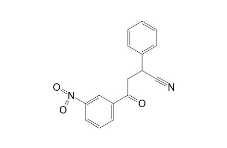 beta-(m-NITROBENZOYL)HYDRATROPONITRILE