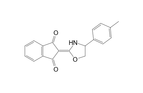 4,5-Dihydro-4-(4-methylphenyl)-2-(1,3-dioxoindan-2-ylidene)-1,3-oxazole