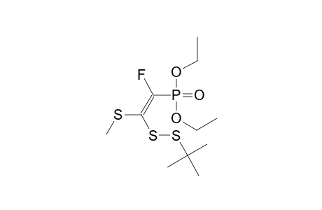 DIETHYL-1-FLUORO-2-(TERT.-BUTYLDISULFANYL)-2-(METHYLSULFANYL)-VINYLPHOSPHONATE