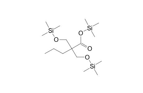 Pentanoic acid, 2,2-bis[[(trimethylsilyl)oxy]methyl]-, trimethylsilyl ester