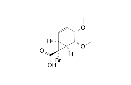 (1-alpha,4-alpha,5-alpha,6-alpha,7-alpha)-7-BROMO-4,5-DIMETHOXY-BICYCLO-[4.1.0]-HEPT-2-ENE-7-CARBOXYLIC-ACID