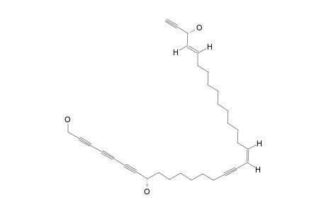 1,8-(S),30-(R)-TRIHYDROXY-DOTRIACONTA-17-(Z),28-(E)-DIENE-2,4,6,15,31-PENTAYNE