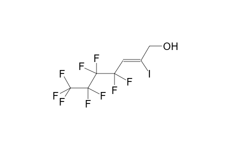 2-IODO-4,4,5,5,6,6,7,7,7-NONAFLUOROHEPT-2-EN-1-OL