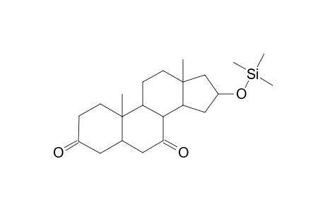 5.ALPHA.-ANDROSTAN-16.ALPHA.-OL-3,7-DIONE(16.ALPHA.-TRIMETHYLSILYL ETHER)