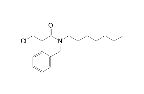 Propionamide, 3-chloro-N-benzyl-N-heptyl-