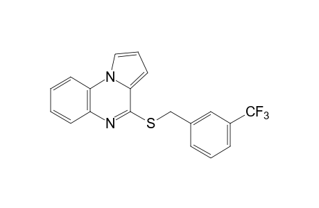 4-[m-(trifluoromethyl)benzyl]thio}pyrrolo[1,2-a]quinoxaline