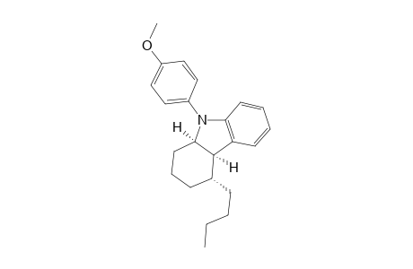 (4R*,4aR*,9aR*)-4-butyl-9-(4-methoxyphenyl)-2,3,4,4a,9,9a-hexahydro-1H-carbazole