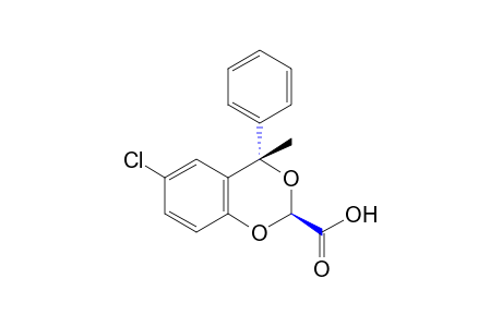 6-chloro-cis-4-methyl-4-phenyl-1,3-benzodioxan-2-carboxylic acid