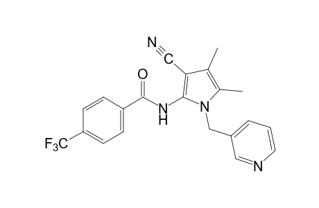 N-{3-cyano-4,5-dimethyl-1-[(3-pyridyl)methyl]pyrrol-2-yl}-alpha,alpha,alpha-trifluoro-p-toluamide