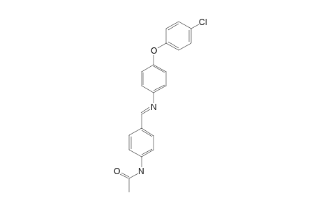 4'-{N-[p-(p-chlorophenoxy)phenyl]formimidoyl}acetanilide