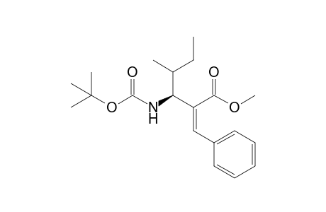 Methyl 2-{(1S)-1-[(tert-butoxy)carbonylamino]-2-methylbutyl}-(2Z)-3-phenylprop-2-enoate