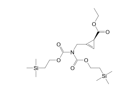 (1S)-Ethyl 2-{N,N-bis-(2-trimethylsilylethoxycarbonyl)amino}methylcycloprop-2-ene-1-carboxylate