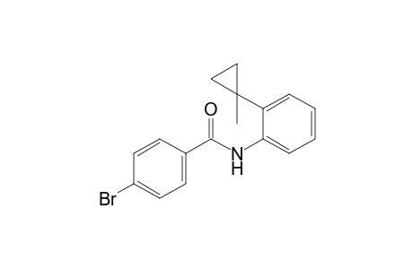 N-[2-(1-Methylcyclopropyl)phenyl]-4-bromobenzamide