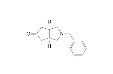 cis-3-Benzyl-1-deuterio-3-azabicyclo[3.3.0]octan-7-one