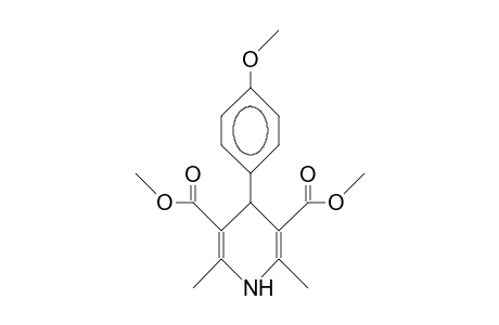 1,4-DIHYDRO-2,6-DIMETHYL-4-(p-METHOXYPHENYL)-3,5-PYRIDINEDICARBOXYLIC ACID, DIMETHYL ESTER